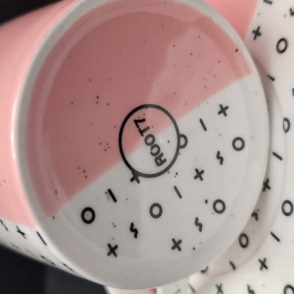 Roots 7, Dipped 2 Tone Yellow/Pink Cup And Saucer Set . - Picture 10 of 14